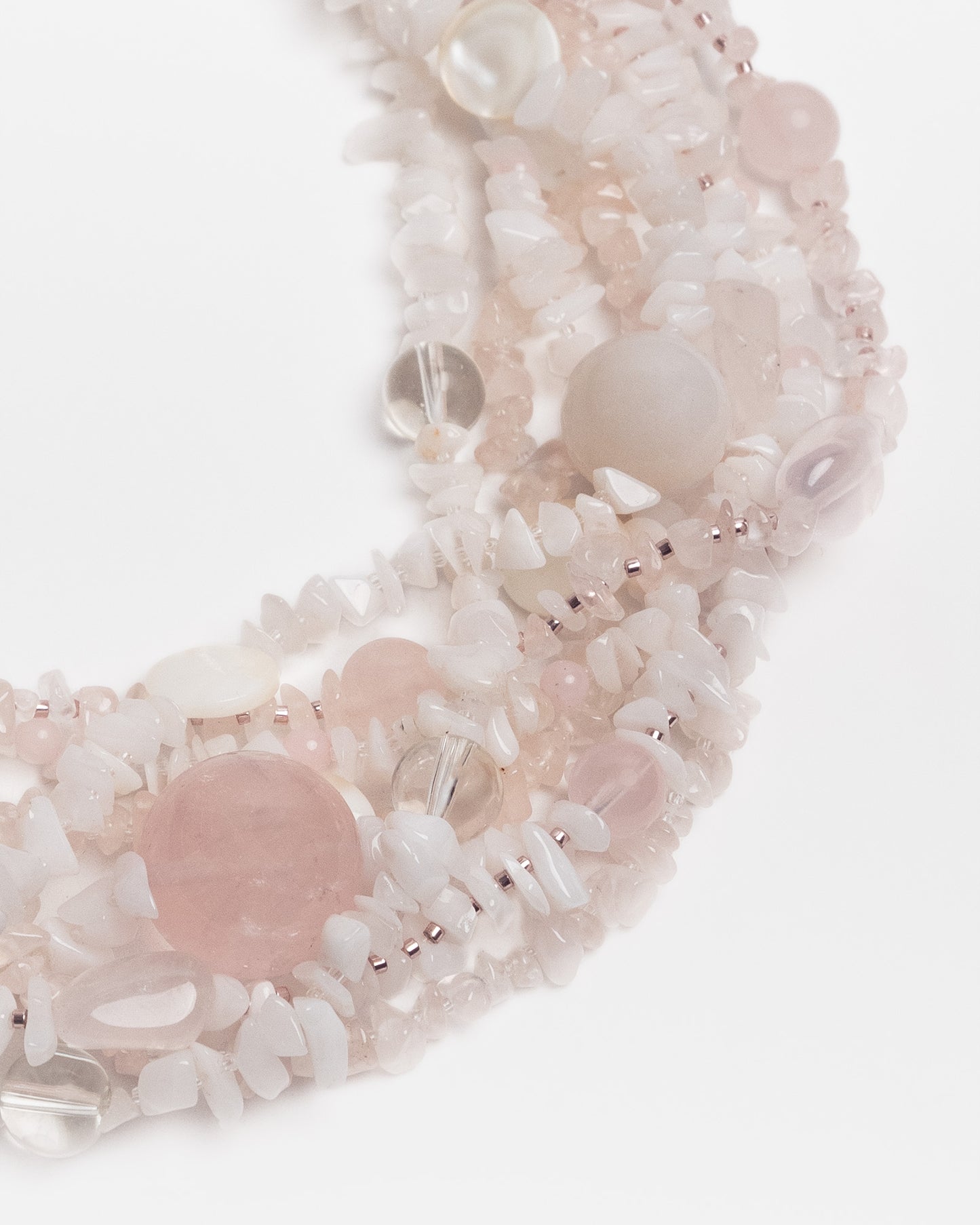 Multilayer Quartz Necklace