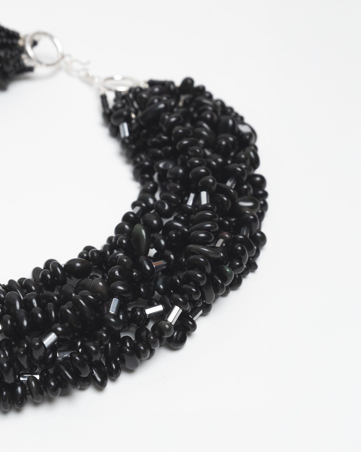 Layered Obsidian Necklace