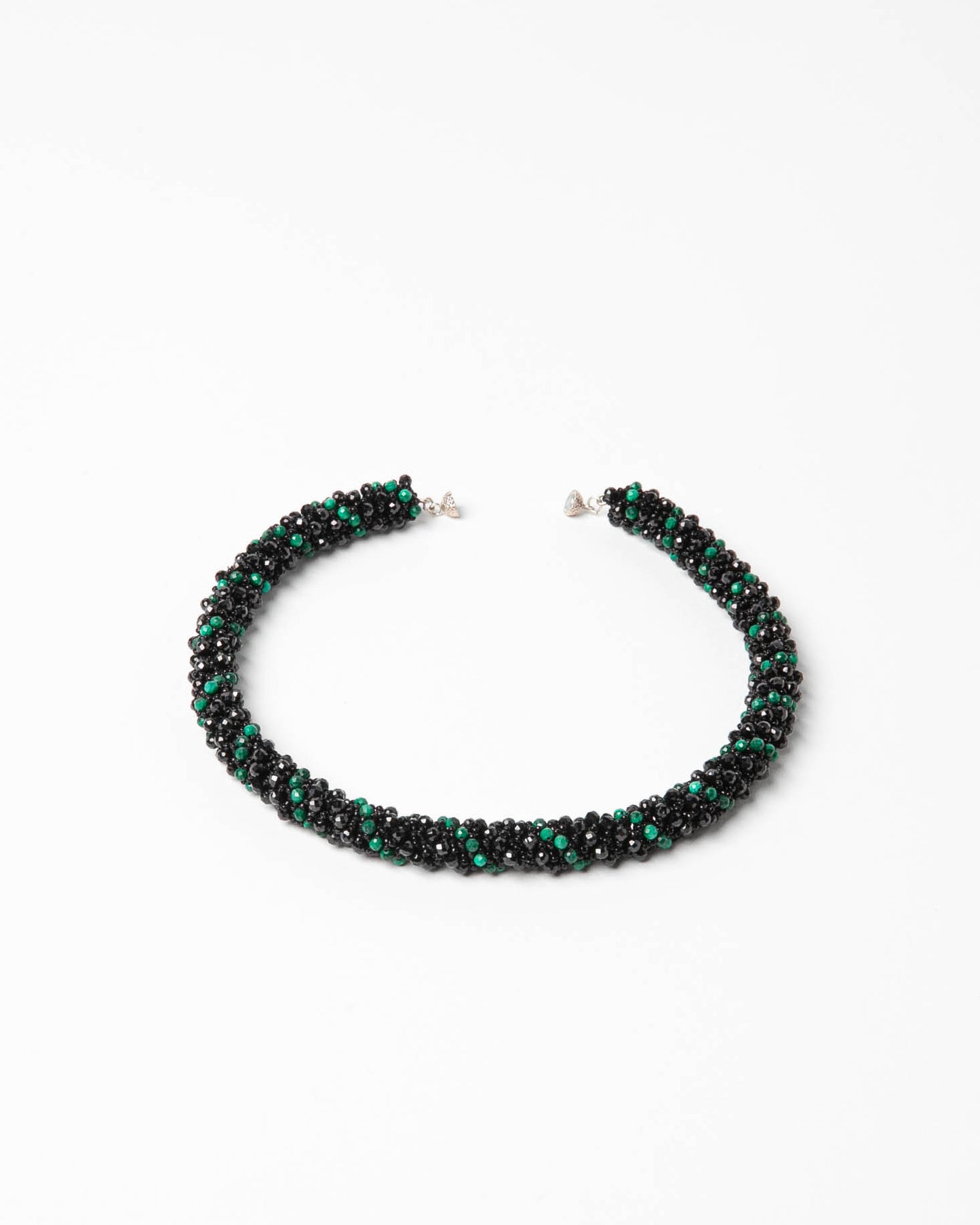 Malachite and Spinel Statement Necklace