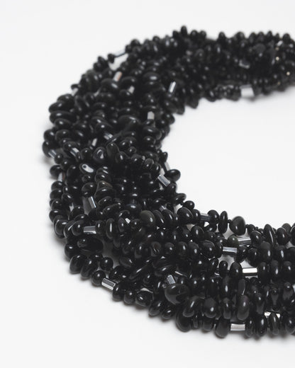 Layered Obsidian Necklace